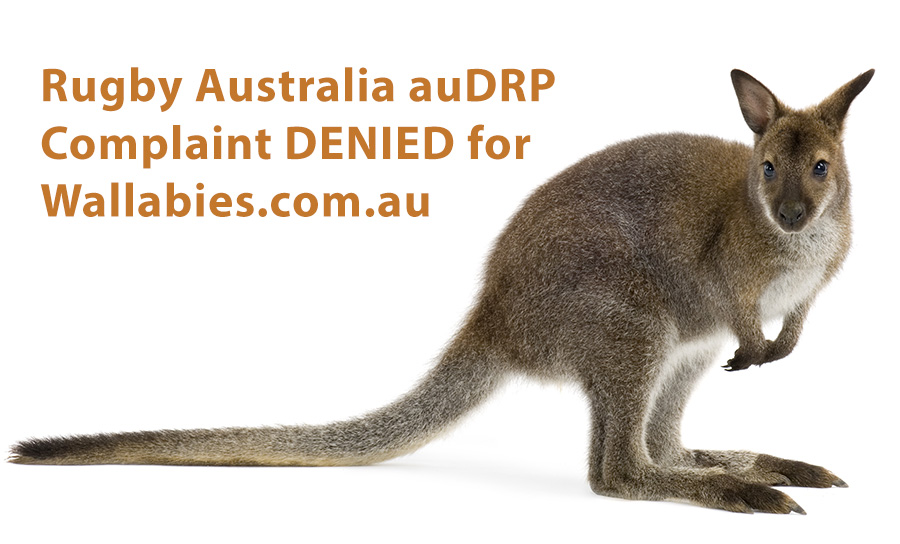 Rugby Australia Audrp Complaint Denied For Wallabies Com Au Domainer,Robo Dwarf Hamster Cages